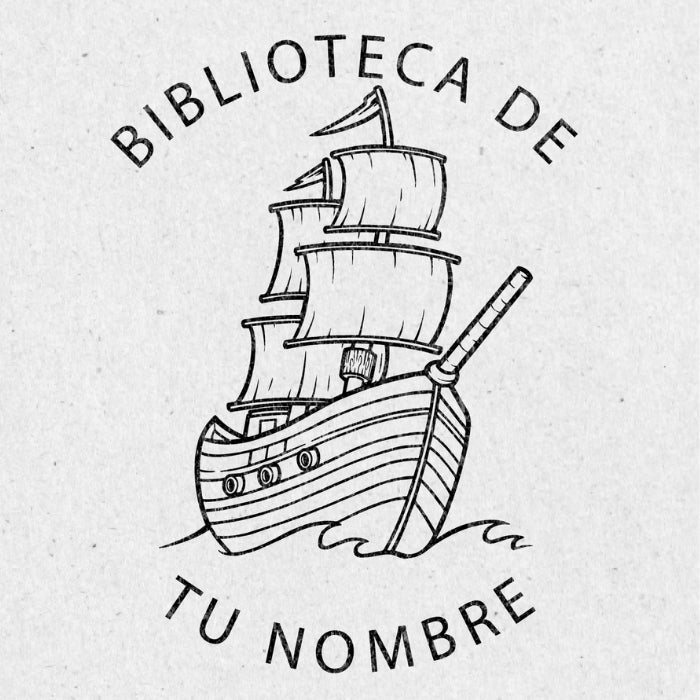 Sello en Relieve para Libros