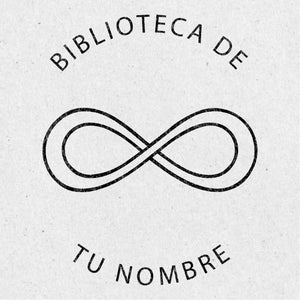 Símbolo del infinito con libros